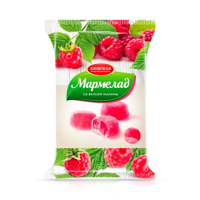 Мармелад желейный со вкусом малины, АКФ, 300 г