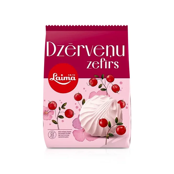 Zefir mit Preiselbeerengeschmack, Laima, 200 g
