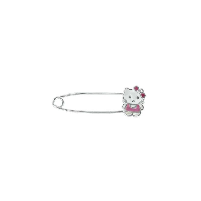 Детская булавка - брошь, серебро 925°, эмаль