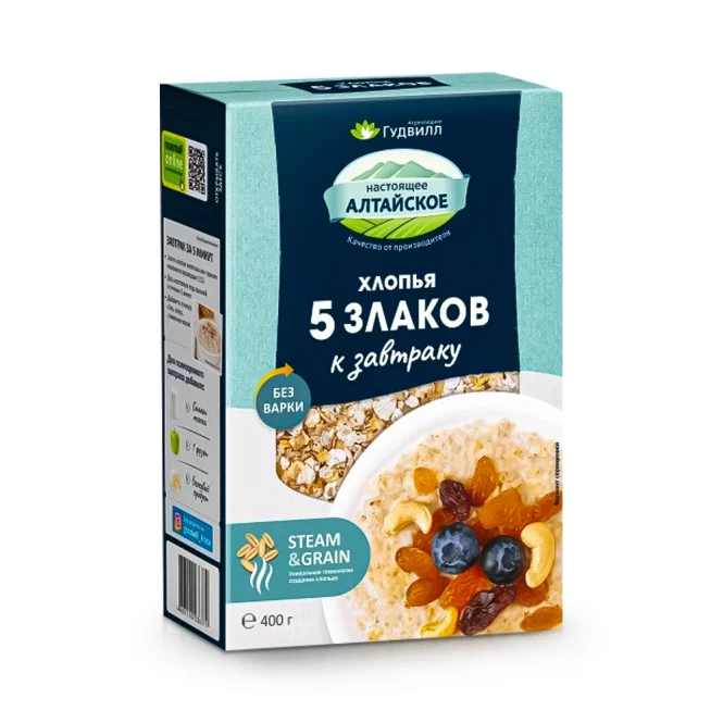 5-Korn Flockenmischung, Gudwill, 400 g