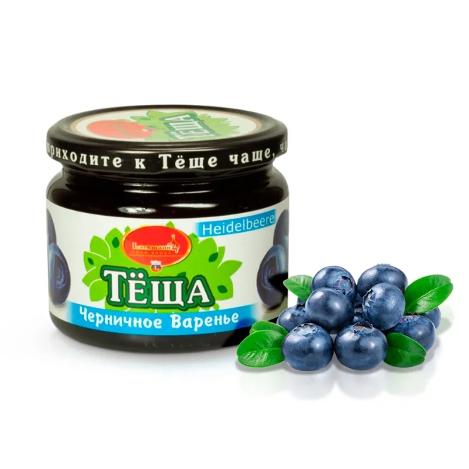 Варенье черничное, 350 г