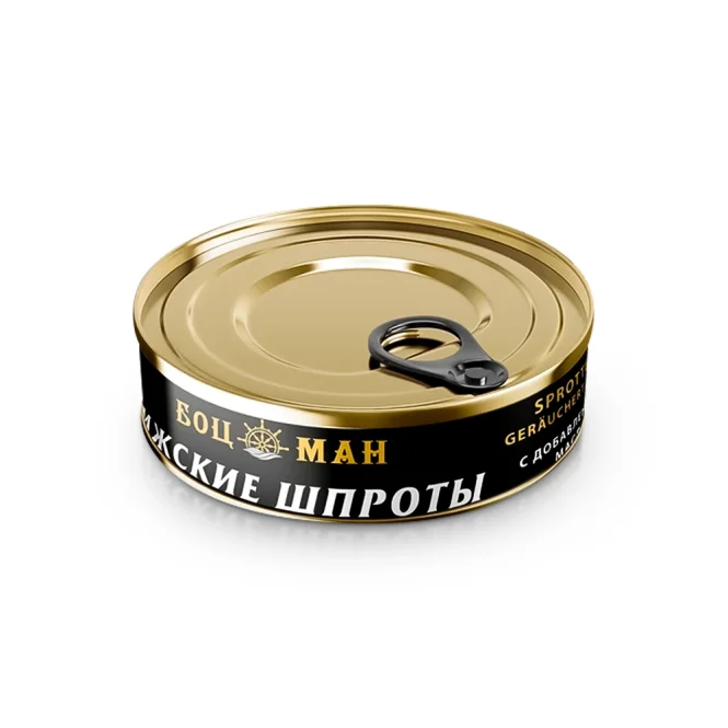 Sprotten in Öl, Riga, Bozman, 240 g