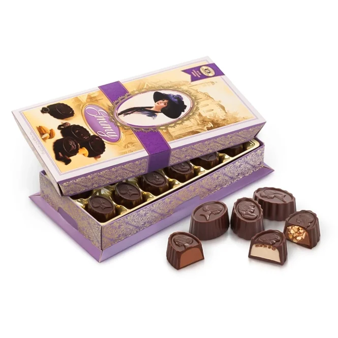 Набор шоколадных конфет - Эмми, с разными начинками, 120 г