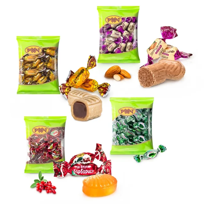 Probierpaket Karamell, Rakhat, 4 x 150 g