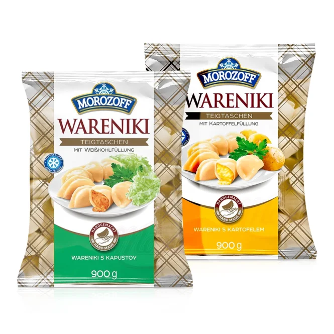 Набор вареников с капустой и картошкой, Morozoff, 2 х 900 г