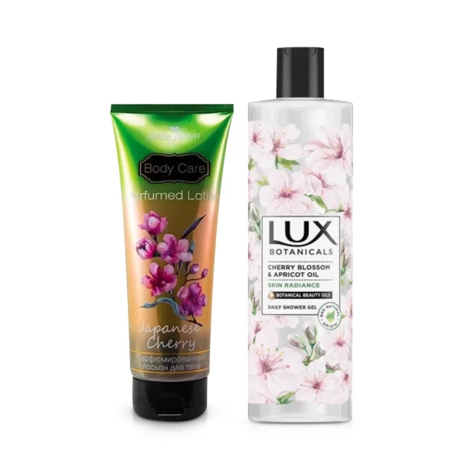 Набор для тела - Нежность сакуры, гель для душа + лосьон