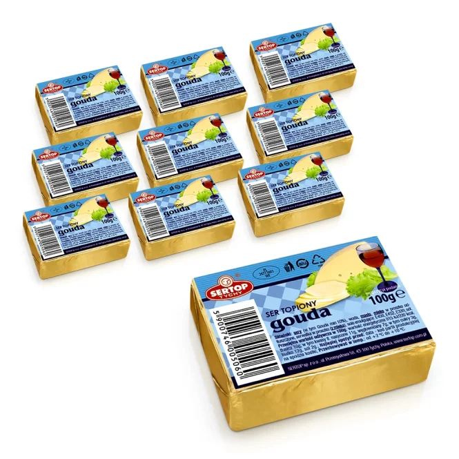 Schmelzkäse - Gouda, Sertop, 10 х 100 g