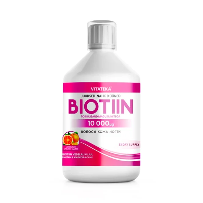  Biotin 10000 mcg, 500 ml, Vitateka