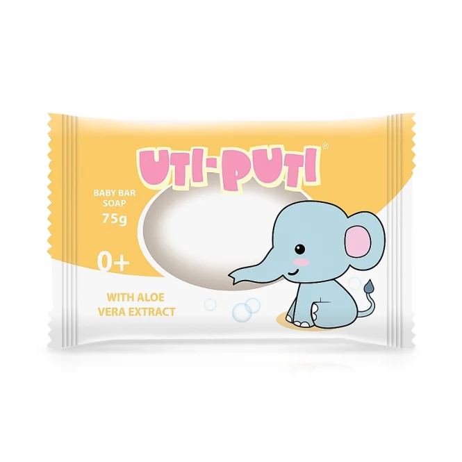 Мыло детское - Слоненок, с экстрактом алоэ вера, Ути-Пути, 75 г