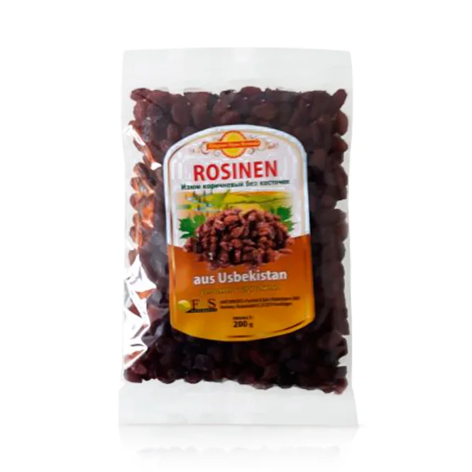 Rosinen braun, getrocknet, 200g aus Usbekistan