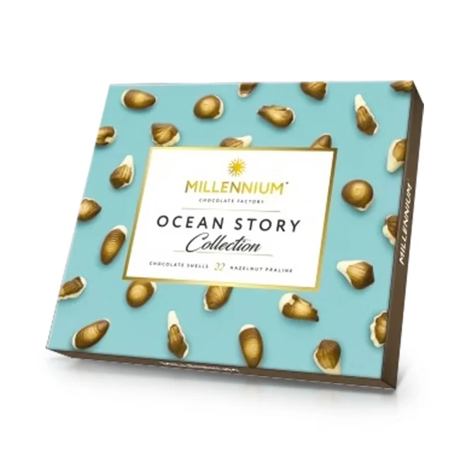 Конфеты шоколадные - Ocean Stories, с кремовым пралине, Millennium, 340 г
