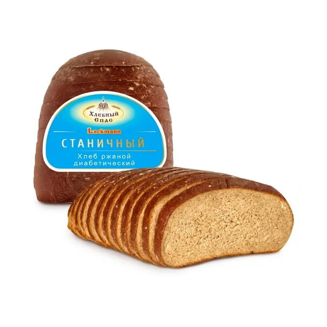 Roggenbrot - Stanichnyj, ohne Zucker, geschnitten, Lackmann, 450 g