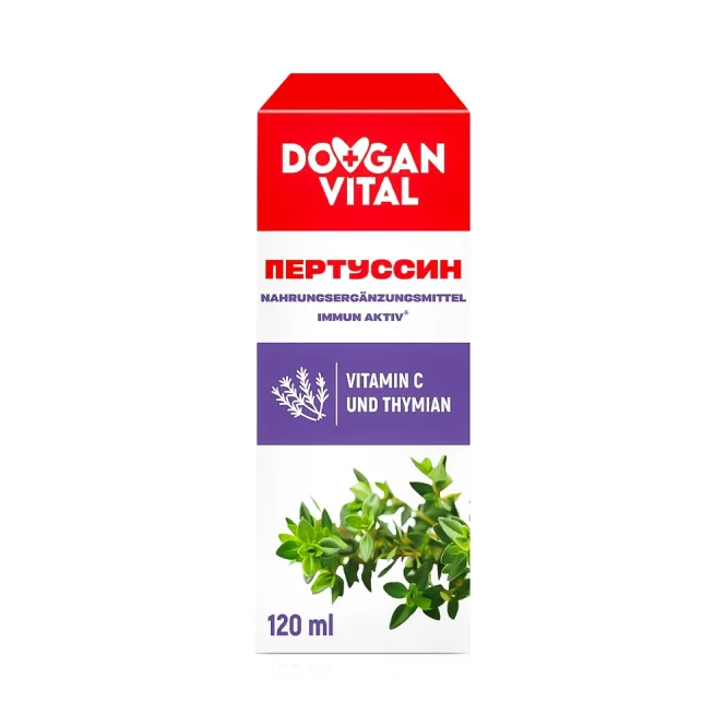 Сироп - Пертуссин, с тимьяном, Dovgan Vital, 120 мл