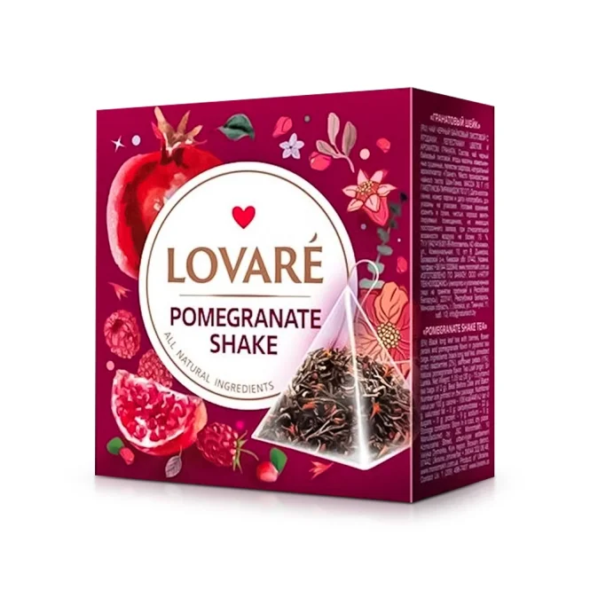 Tee - Granatapfel Shake, Lovare, 15 x 2 g
