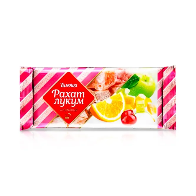 Orientalische Süßigkeiten - Rachat-Lukum, aromatisch, mit Fruchtgeschmack, Timoscha, 250 g