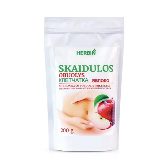 Apfelfaser, mikronisiertes Apfelpulver, 200 g