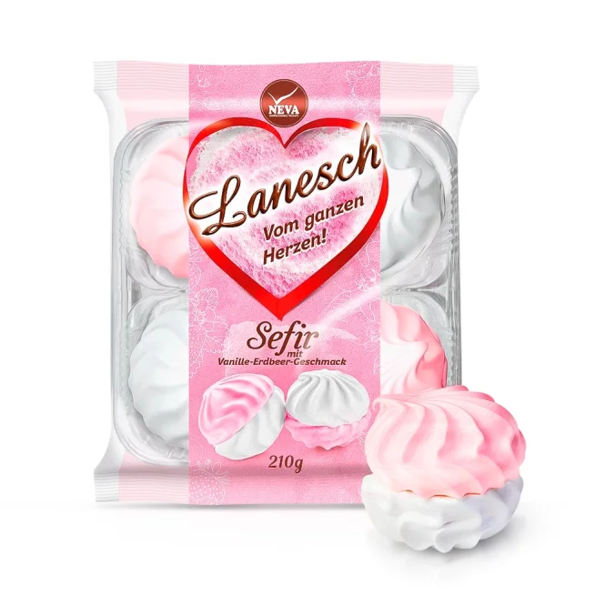 Sefir - Lanesch, mit Vanille- und Erdbeergeschmack, 210 g