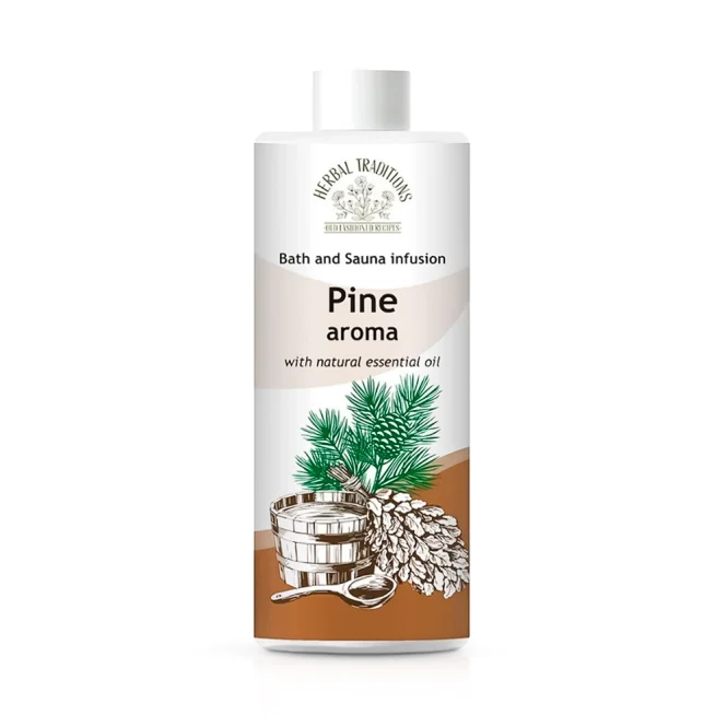 Aromaaufguss für Wannen, Saunen und Bäder - Kiefer, Herbal Traditions, 500 ml