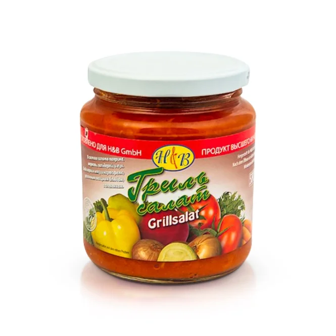Grill-Gemüsesalat, 580 g