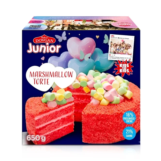 Torte - Bubble Gum, mit Kaugummideschmack, Dovgan, 650 g