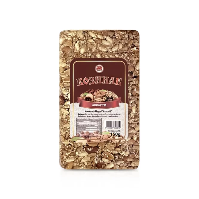 Krokant-Riegel, Asorti, 150 g