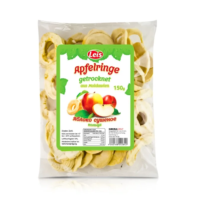 Apfelringe, getrocknet, Leis, 150 g