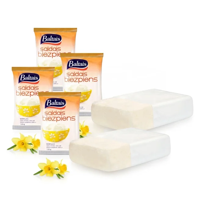 Сырок творожный, со вкусом ванили, 22,5 % жирности, Baltais, 4 х 180 г