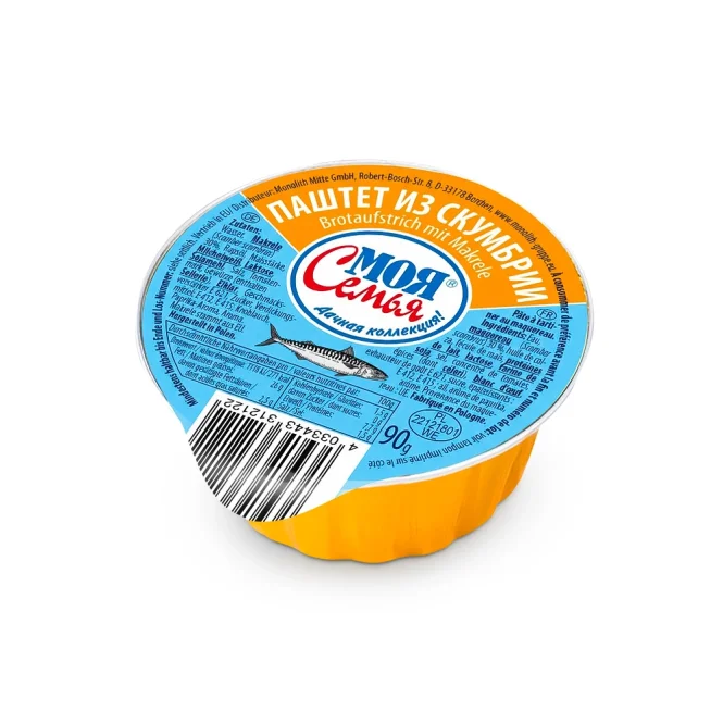 Brotaufstrich mit Makrele, Moja Semja, 90 g