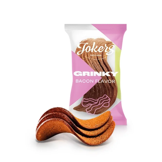 Roggen-Weizen-Wellencroutons - Grinky, mit Bacongeschmack, 75 g