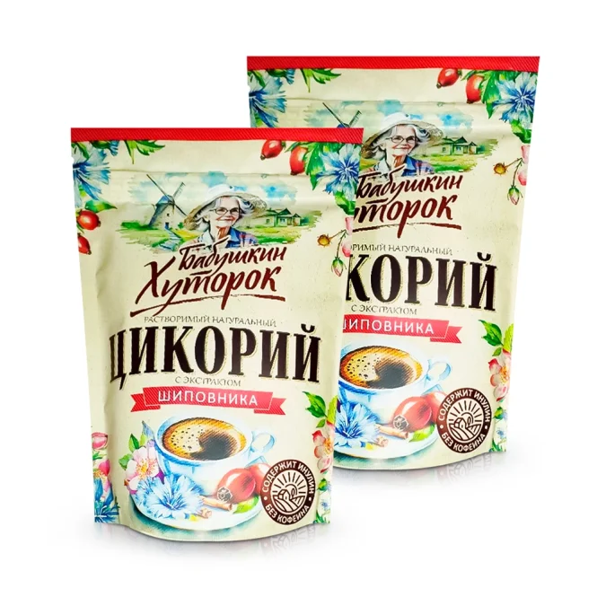 Цикорий растворимый с шиповником, Бабушкин хуторок, 100 г х 2 шт.