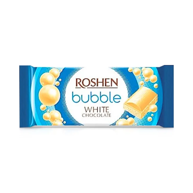 Шоколад белый пористый, Roshen, 80 г