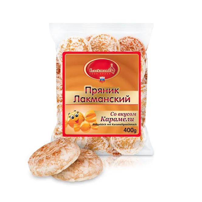 Süßgebäck - Lakmanskie, mit Karamellgeschmack, 400 g