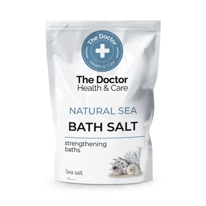 Соль для ванн - Натуральная морская, Домашний доктор, 500 г
