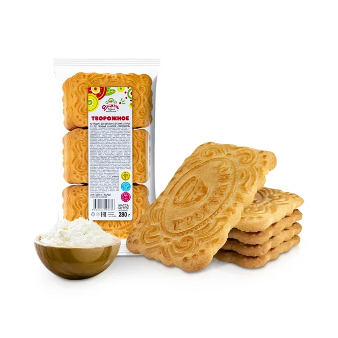 Kekse - Sacharnoje mit Quark, Dymka, 280 g