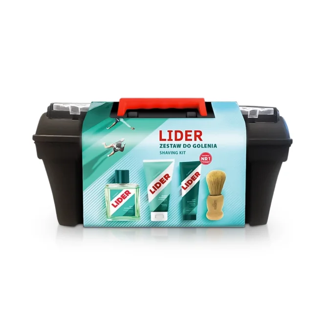 Geschenkset für Männer - Lider, Rasiercreme + Lotion + Kölnisch Wasser + Pinsel