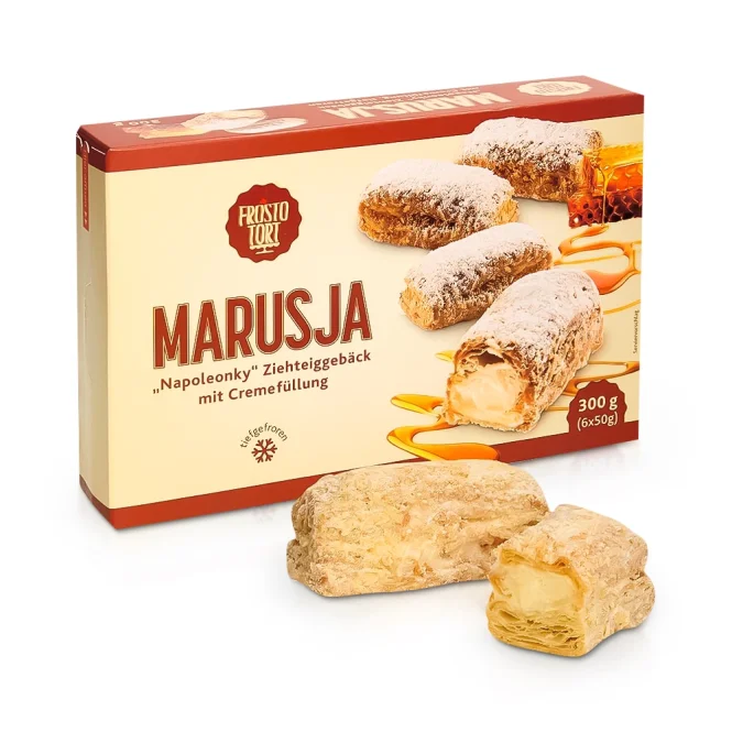 Blätterteiggebäck - Napoleonki, mit Cremefüllung, 300 g