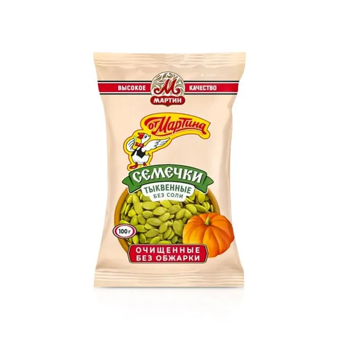 Семена тыквенные, без соли, От Мартина, 100 г