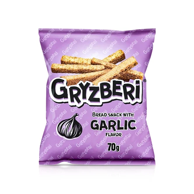 Brotcroutons - Gryzberi, mit Knoblauchgeschmack, 70 g