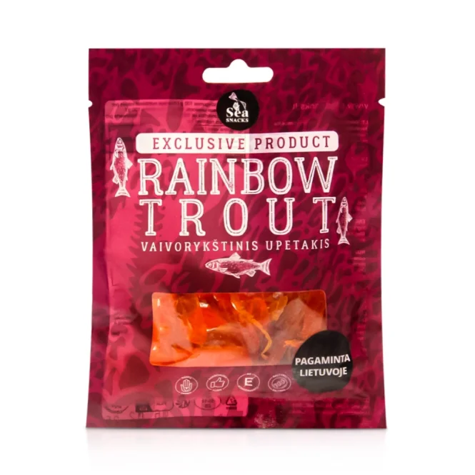 Филе форели, сушёнoе и солёнoе, Sea Snacks, 30 г