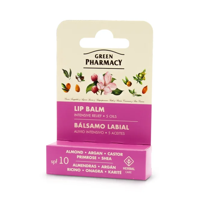 Lippenbalsam mit 5 Ölen, Grüne Apotheke, 3,6 g