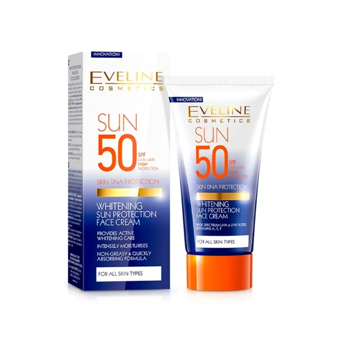 Gesichtscreme, aufhellend, LSF 50, Eveline, 50 ml