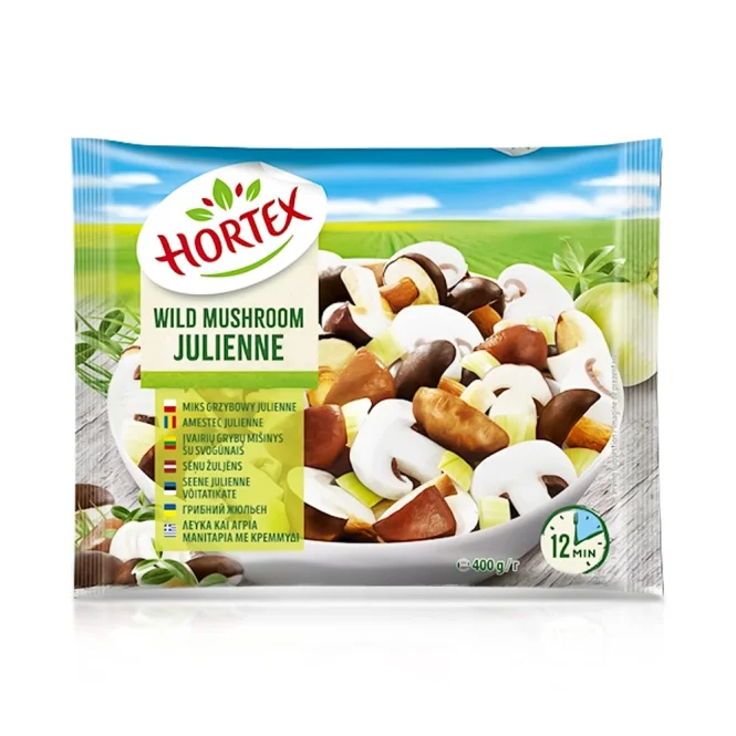 Грибной микс с луком, Hortex, 400 г