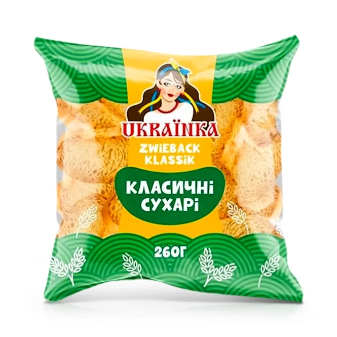 Сухари - Классические, Украинка, 260 г