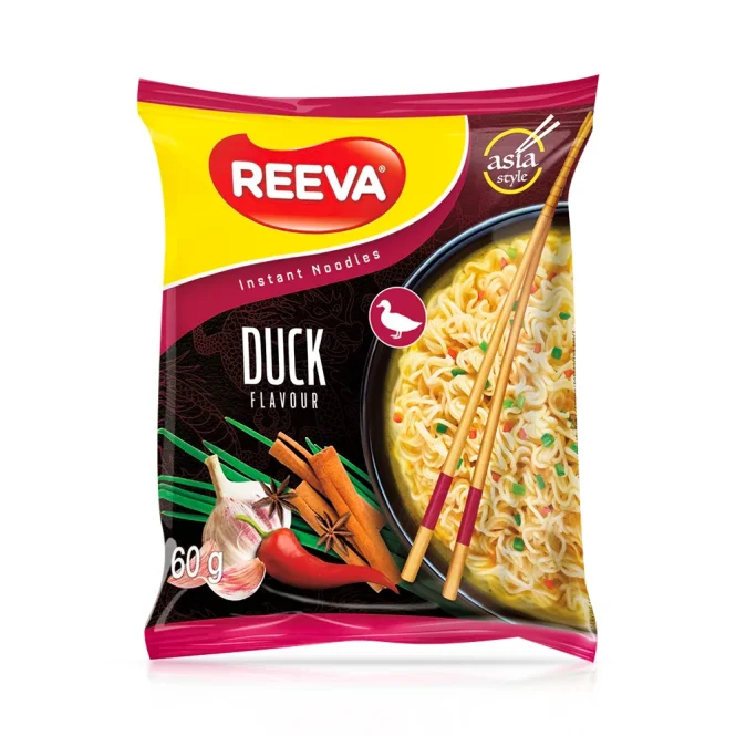 Instant Nudeln - REEVA, mit Entenfleischgeschmack, 60 g