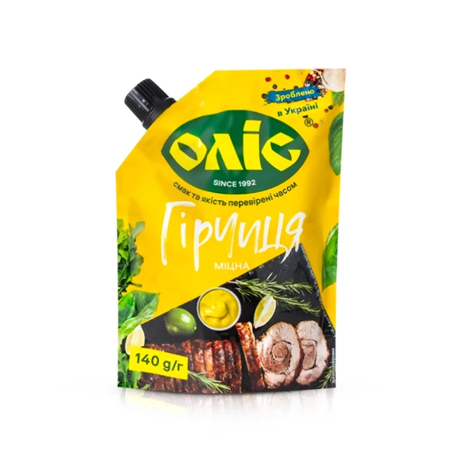 Горчица, острая, Olis, 140 г