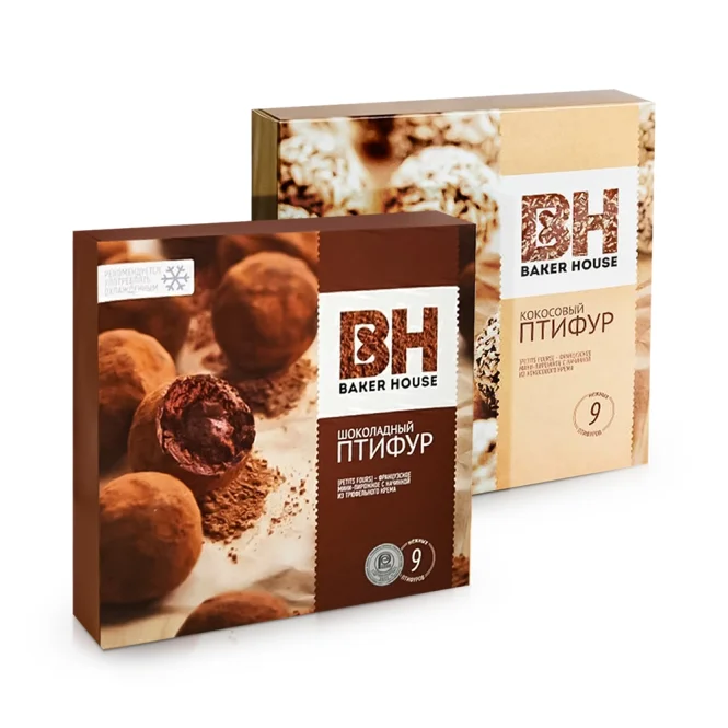 Mini-Kuchenset - Ptifur, Baker House, 2 x 225 g