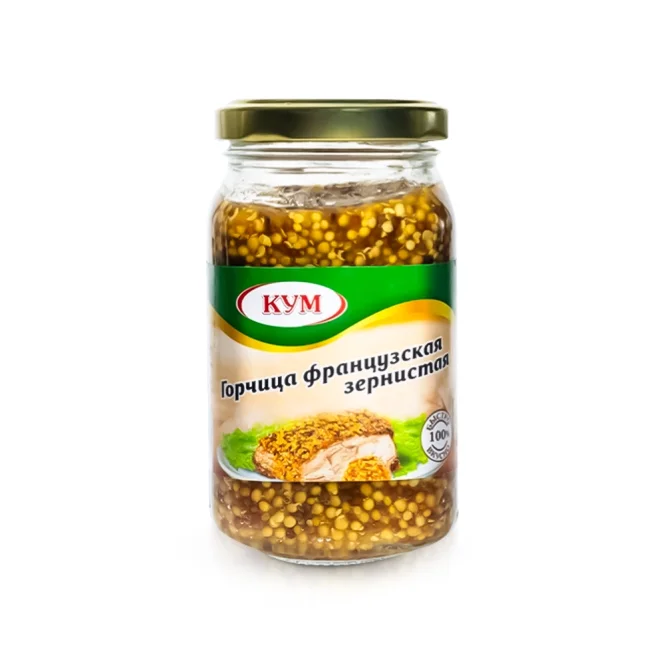 Горчица французская, зернистая, 210 г