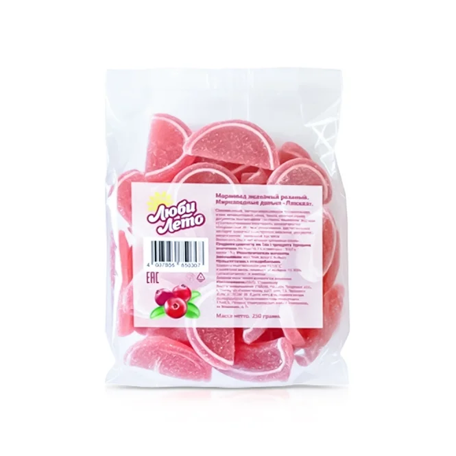 Fruchtgelee mit Preiselbeerengeschmack, Lubi Leto, 250 g