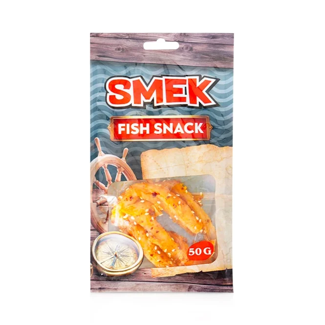 Snack aus Tintenfisch mit Sesam, getrocknet, Smek, 50 g