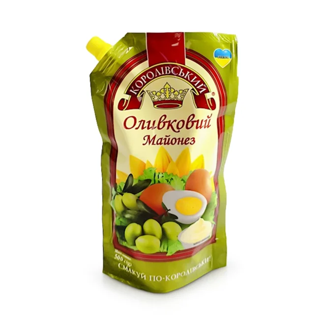 Майонез - Оливковый, 50% жирности, Королевский, 500 г 